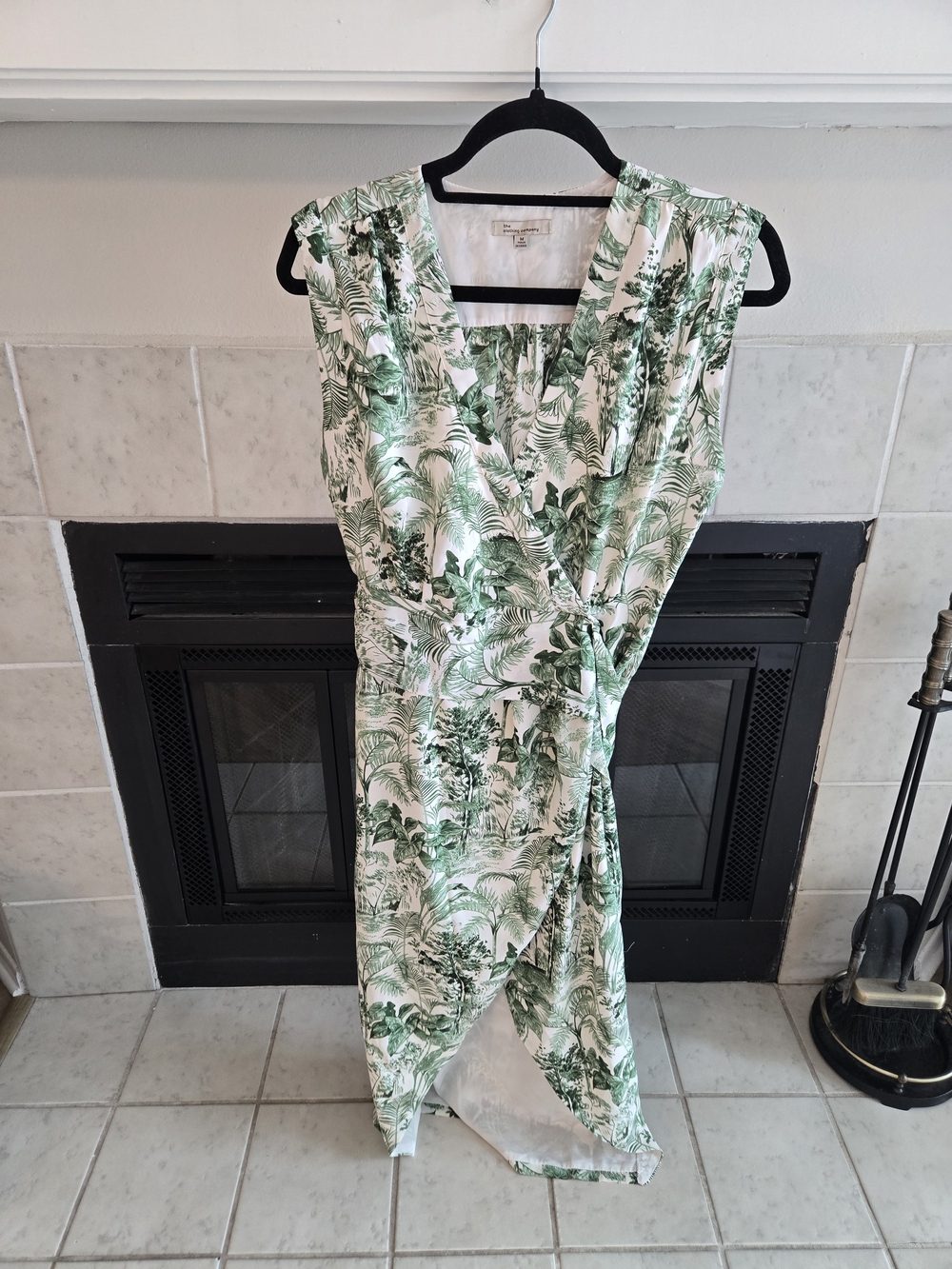 the clothing company Green and White Tropical Wrap-Style, Dior Vibes